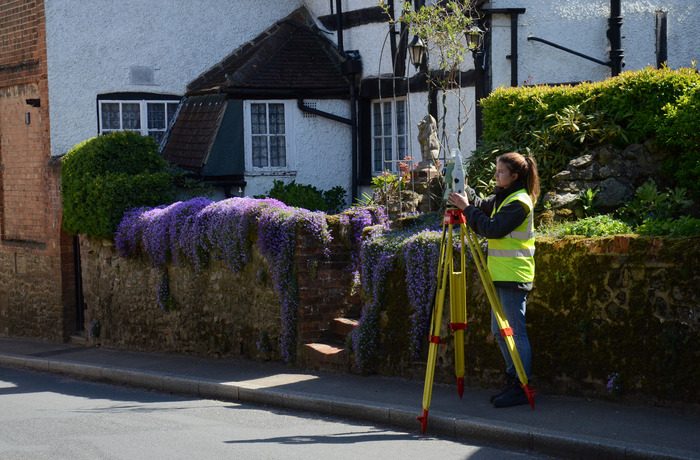 Training to become a surveyor with Technics