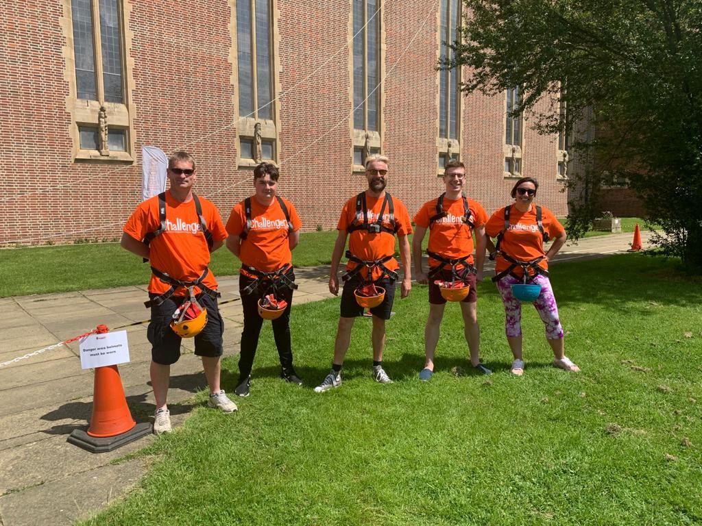 Technics Team take on Abseil Challenge