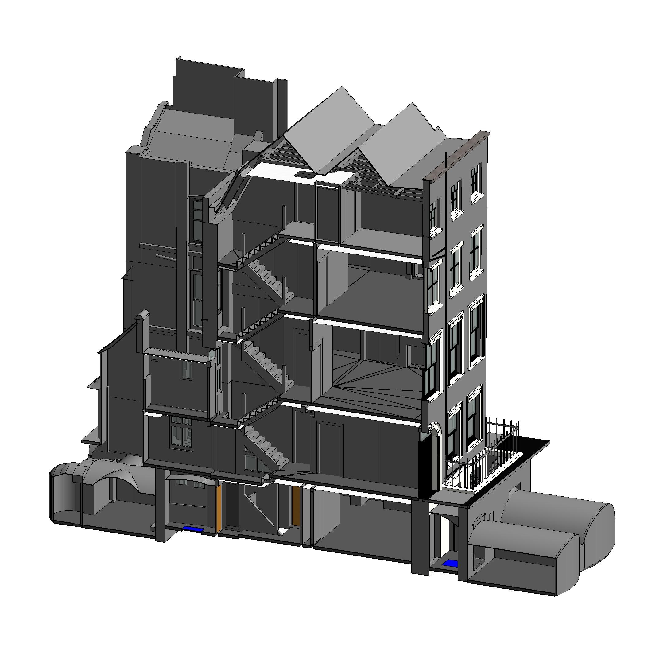 Example of a measured building survey from Technics