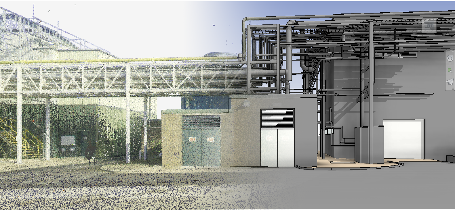 Piramal point cloud to revit